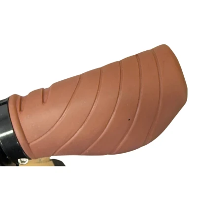 Poignée droite marron